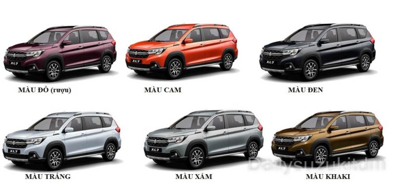 Bảng Màu Suzuki XL7