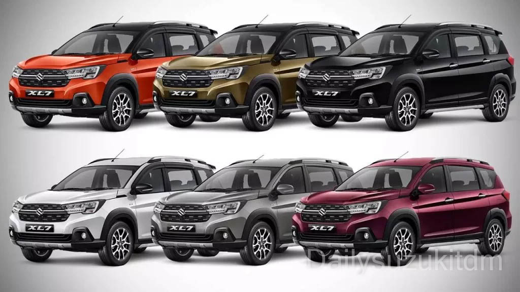 Phân Tích Sự Ưa Chuộng của Các Màu Sắc Suzuki XL7